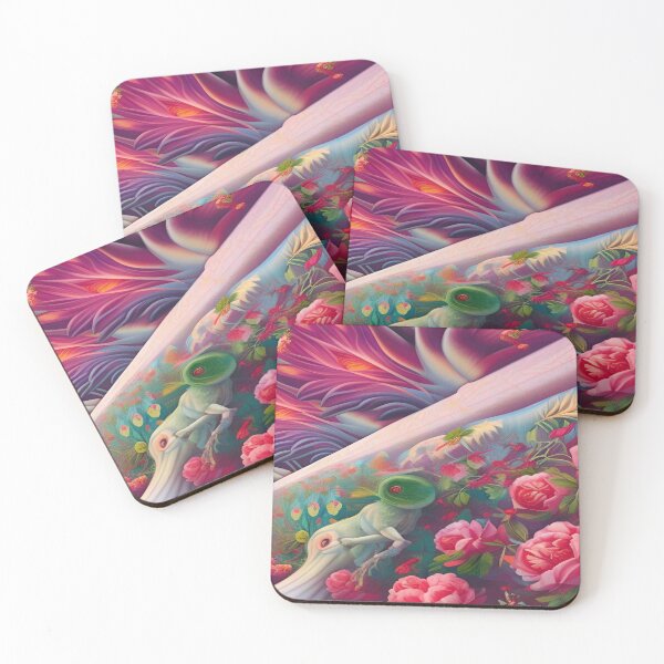 Item preview, Abstraction illustrative rosery Colorful hippie style Splash Flowers Imagination of dream  桜 world art bloomcore designed and sold by ValleyDream.