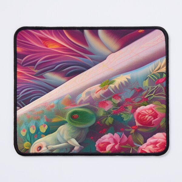 Item preview, Abstraction illustrative rosery Colorful hippie style Splash Flowers Imagination of dream  桜 world art bloomcore designed and sold by ValleyDream.