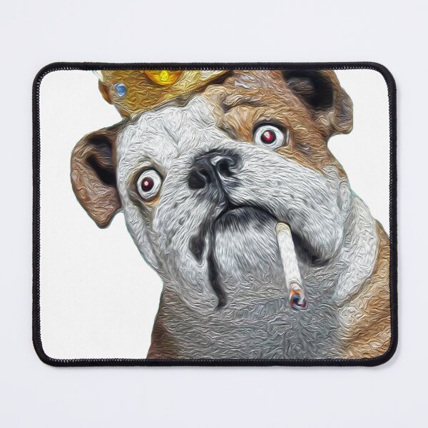 Item preview, King DOG | Smoking King Puppy | Bulldog King Smoking Dog | Dog King Design by Tyler Tilley designed and sold by Tyler Tilley.
