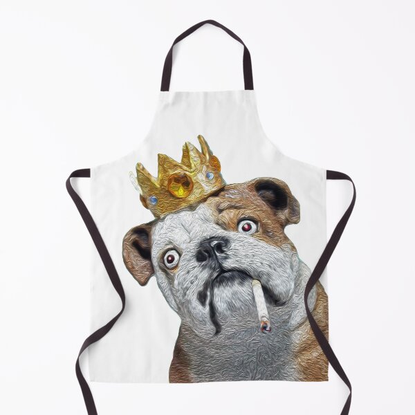 Item preview, King DOG | Smoking King Puppy | Bulldog King Smoking Dog | Dog King Design by Tyler Tilley designed and sold by Tyler Tilley.