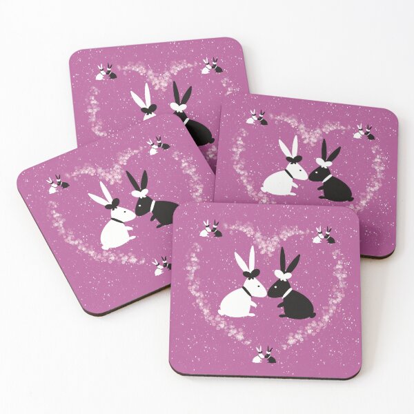 Item preview, Rabbit purple wedding designed and sold by Xatutik.art.
