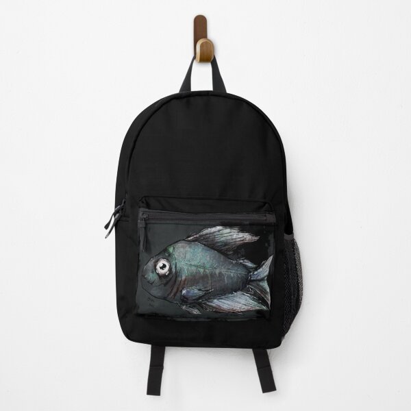 Item preview, Scary spooky fish monster horror designed and sold by Hekkoto.