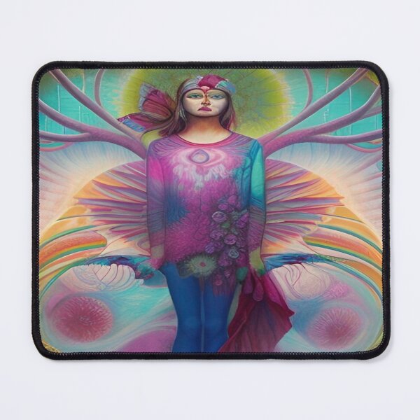 Item preview, Abstraction illustrative rosery Colorful hippie style Splash Flowers Imagination of dream  桜 world art bloomcore designed and sold by ValleyDream.