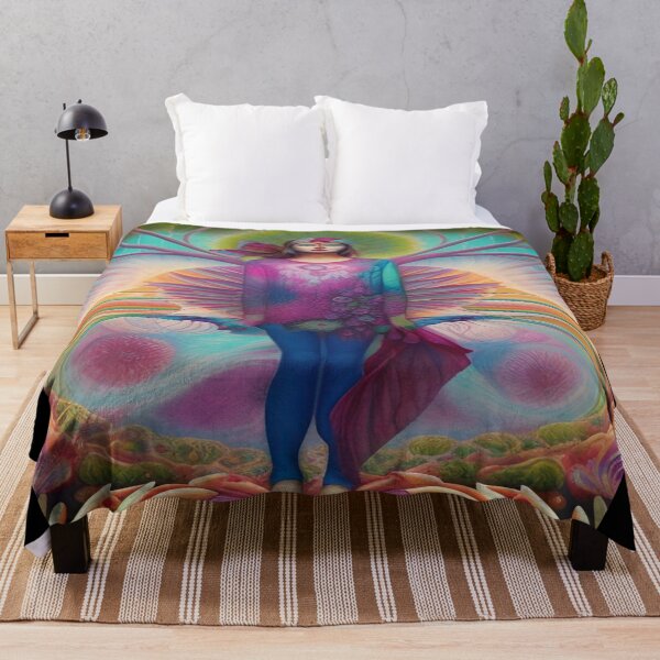 Item preview, Abstraction illustrative rosery Colorful hippie style Splash Flowers Imagination of dream  桜 world art bloomcore designed and sold by ValleyDream.