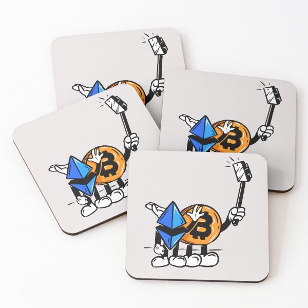 Item preview, Bitcoin and Ethereum: Friends Forever  designed and sold by ClothingnCrypto.