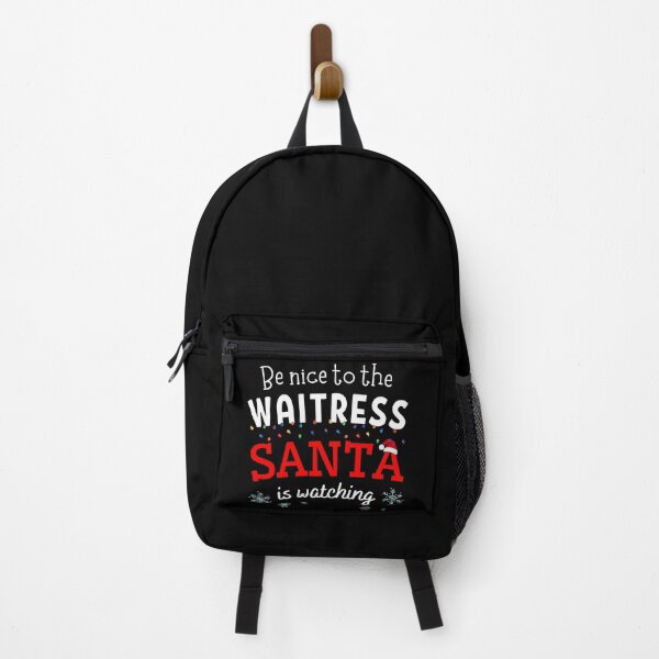 Item preview, Be nice to the waitress Santa is Watching Funny Xmas designed and sold by ibeargifts.