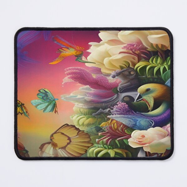 Item preview, Abstraction illustrative rosery Colorful hippie style Splash Flowers Imagination of dream  桜 world art bloomcore designed and sold by ValleyDream.