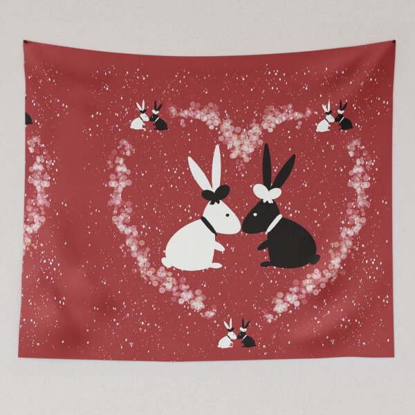 Item preview, Rabbit red wedding designed and sold by Xatutik.art.