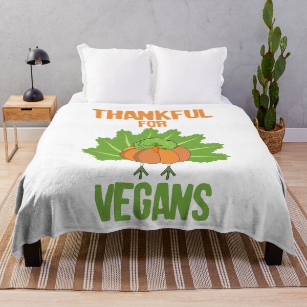 Item preview, im thankful for vegans Meat Free No Turkey Vegan Thanksgiving designed and sold by LordArt.