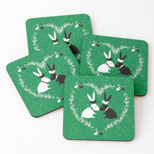 Item preview, Rabbit green wedding designed and sold by Xatutik.art.
