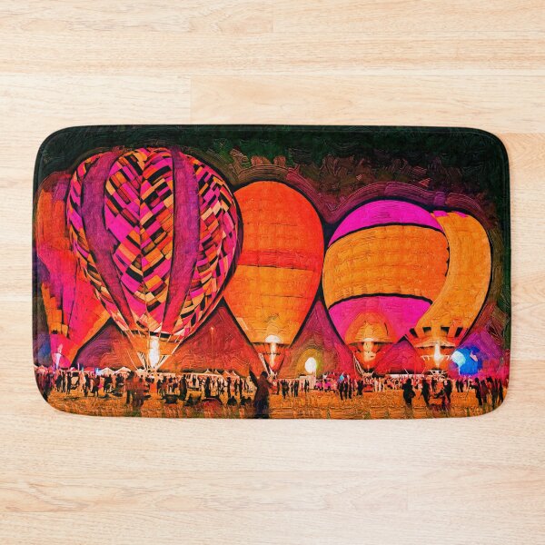 Item preview, Glowing Hot Air Balloons In Abstract designed and sold by KirtTisdale.