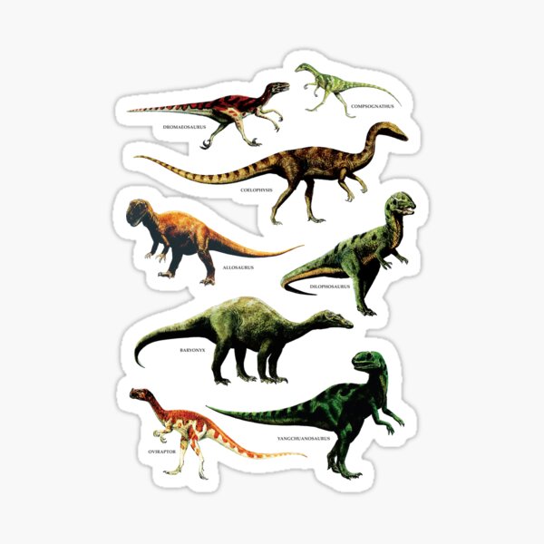 Jurassic World - Parasaurolophus and Brachiosaurus Sticker for Sale by  Paolards