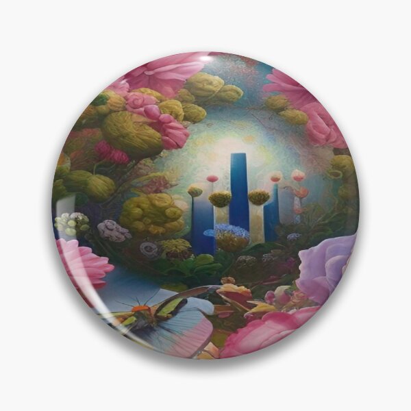 Item preview, Abstraction illustrative rosery Colorful hippie style Splash Flowers Imagination of dream  桜 world art bloomcore designed and sold by ValleyDream.