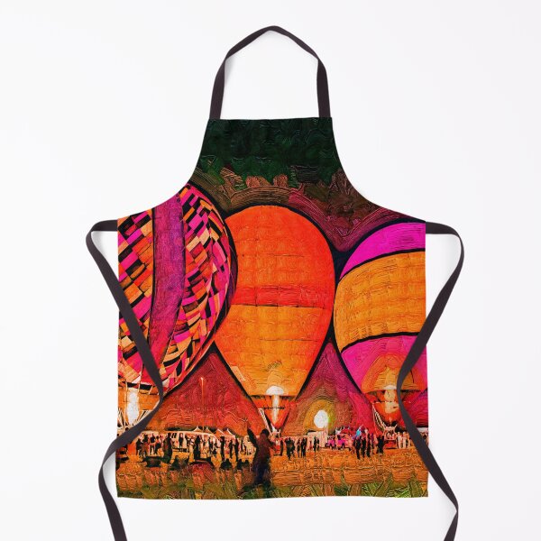 Item preview, Glowing Hot Air Balloons In Abstract designed and sold by KirtTisdale.