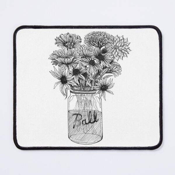 Item preview, Mason Jar Wildflowers designed and sold by StudioRosebud.