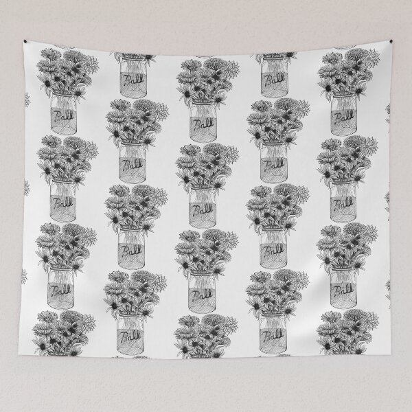 Item preview, Mason Jar Wildflowers designed and sold by StudioRosebud.