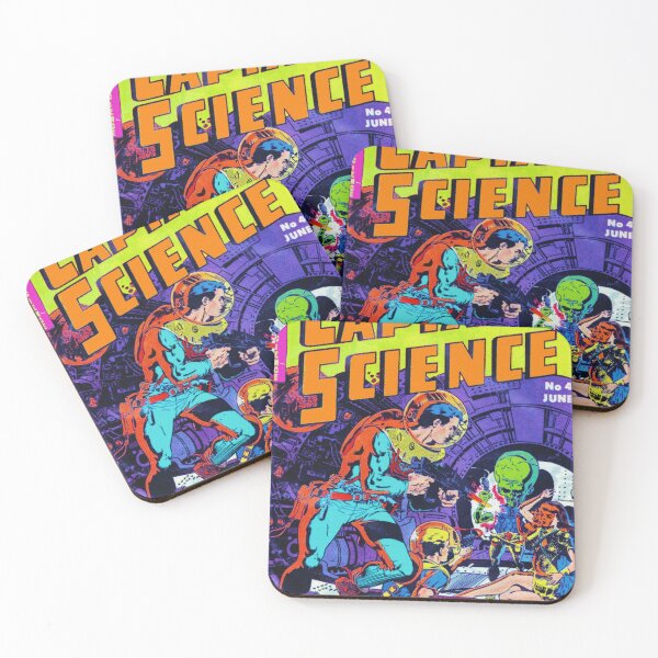 Item preview, Captain Science comics cover | Space vampires | retro art  designed and sold by spinolator.