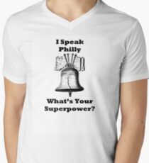 Speaking Philly Men's V-Neck T-Shirt