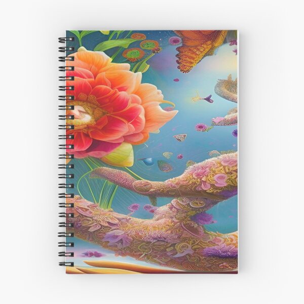 Item preview, Abstraction illustrative rosery Colorful hippie style Splash Flowers Imagination of dream  桜 world art bloomcore designed and sold by ValleyDream.