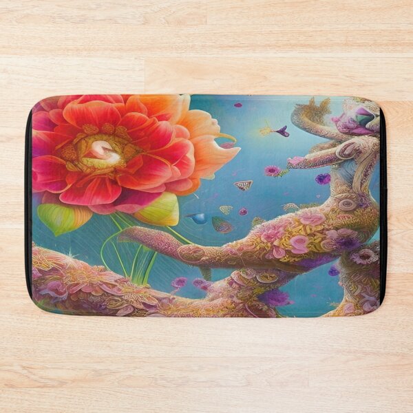 Item preview, Abstraction illustrative rosery Colorful hippie style Splash Flowers Imagination of dream  桜 world art bloomcore designed and sold by ValleyDream.