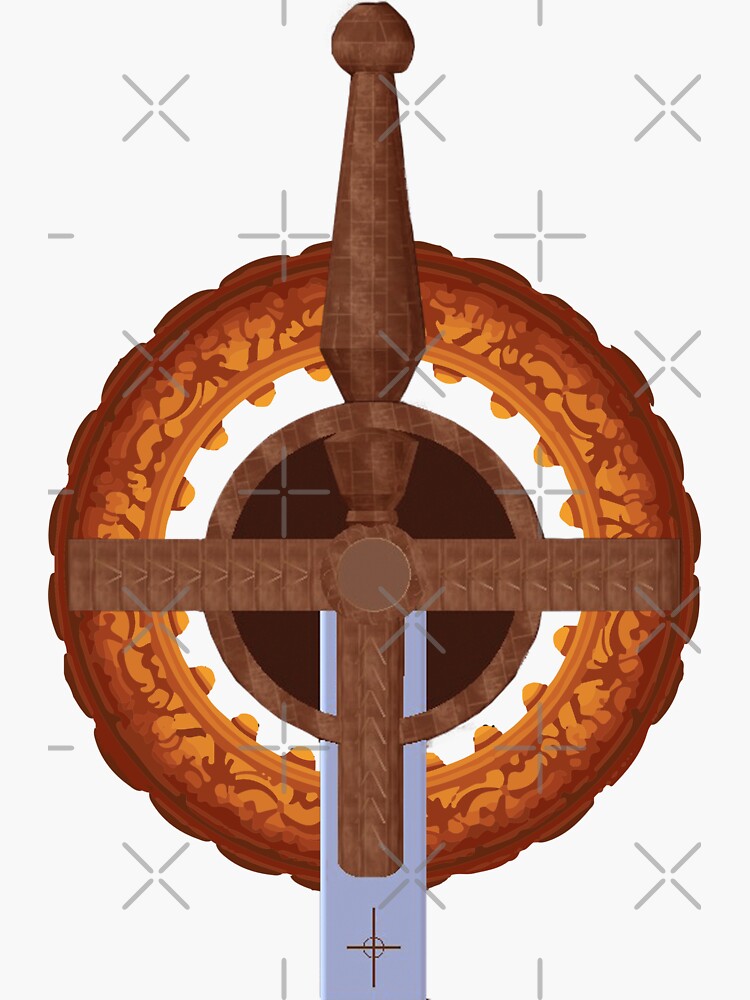 The Order Of The Cruciform Sword And The Halo Bearer Sticker For Sale By Kathkomtrikru Redbubble 7888