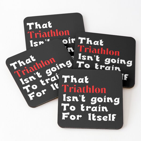 Item preview, Best Triathlon Quotes For A Laugh That Triathlon Isn't Going To Train For Itself Funny Saying designed and sold by Sonatablue.