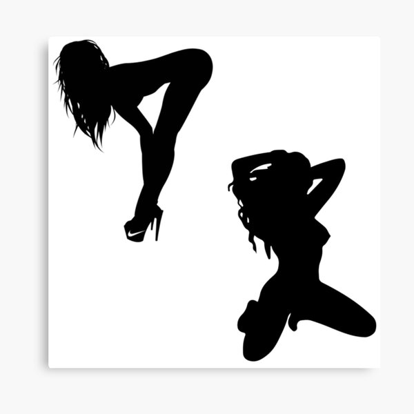 sexy woman silhouette art