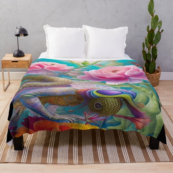 Item preview, Abstraction illustrative rosery Colorful hippie style Splash Flowers Imagination of dream  桜 world art bloomcore designed and sold by ValleyDream.