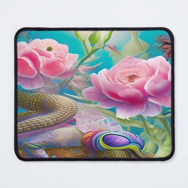 Item preview, Abstraction illustrative rosery Colorful hippie style Splash Flowers Imagination of dream  桜 world art bloomcore designed and sold by ValleyDream.