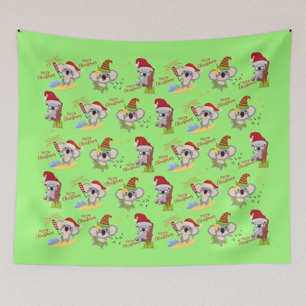Item preview, Australian Christmas with Merry Koalas designed and sold by Josephines-ZA.