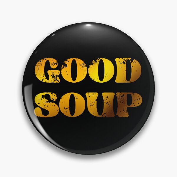 Item preview,  Good soup gold  designed and sold by TipTopTapo.