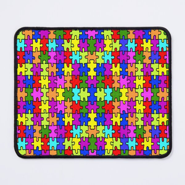Item preview, Colorful Puzzle Pieces designed and sold by adoredigitals.