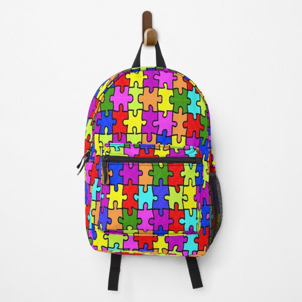 Item preview, Colorful Puzzle Pieces designed and sold by adoredigitals.