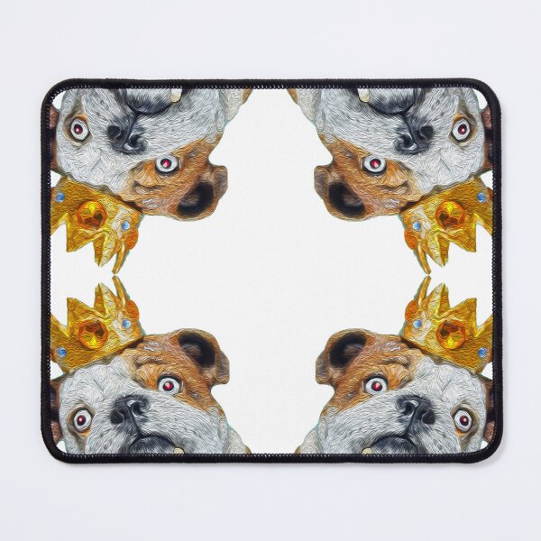 Item preview, Ecstasy Dog King | Acid dog prince | Psychedelic Bull Dog | Smoking Dog Prince | Design By Tiger Picasso designed and sold by Tyler Tilley.