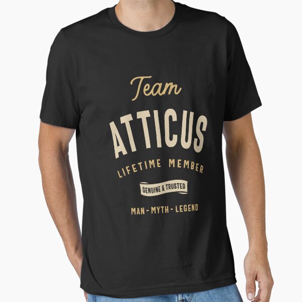 Team Atticus Lifetime Member Personalized Name Essential T-Shirt