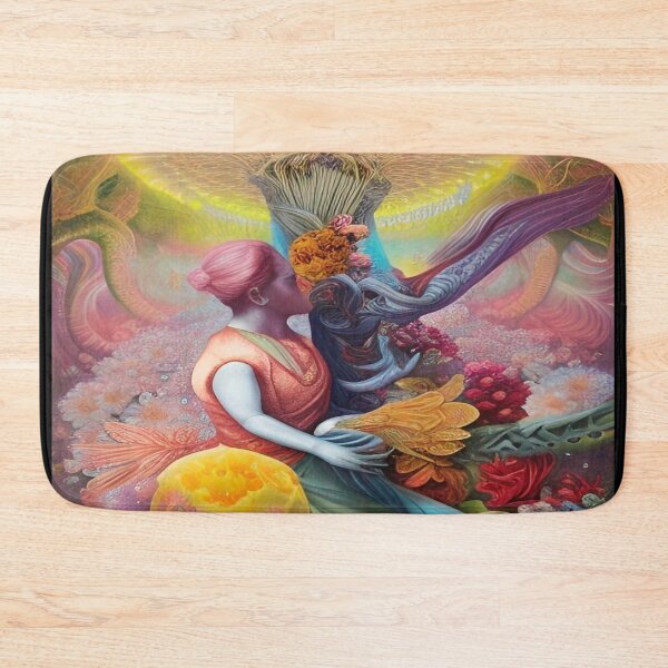 Item preview, Abstraction illustrative rosery Colorful hippie style Splash Flowers Imagination of dream  桜 world art bloomcore designed and sold by ValleyDream.