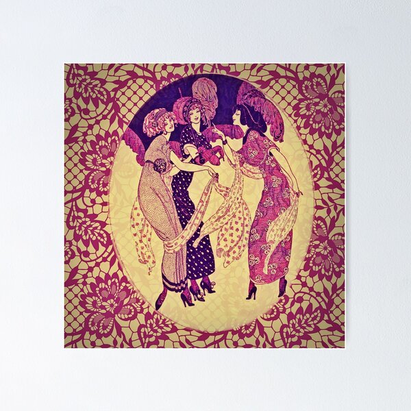 Item preview, Jazz Age Gossip Girls designed and sold by Lisa Marie Mercer.