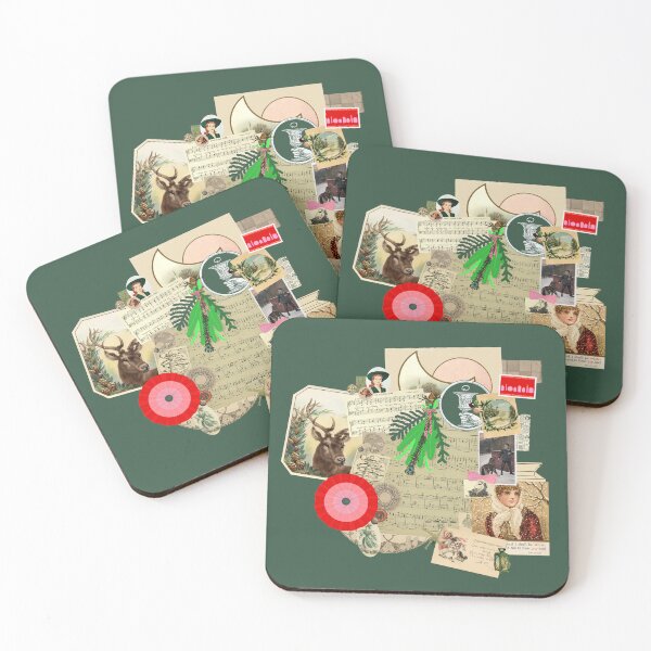 Item preview, Victorian Christmas Collage designed and sold by LochNestFarm.