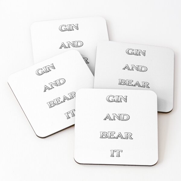 Item preview, GIN AND BEAR IT designed and sold by DMcK Designs.