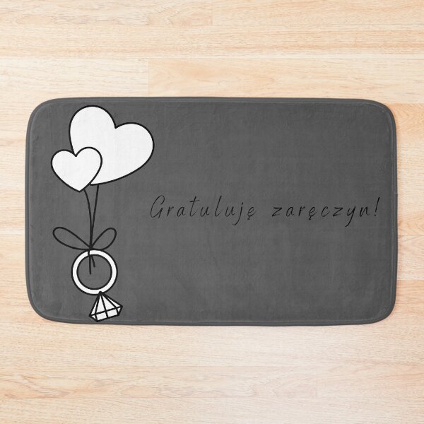 Item preview, Gratuluję zaręczyn, congratulations on your engagement in Polish, Polish wedding engagement  designed and sold by Pommallina.