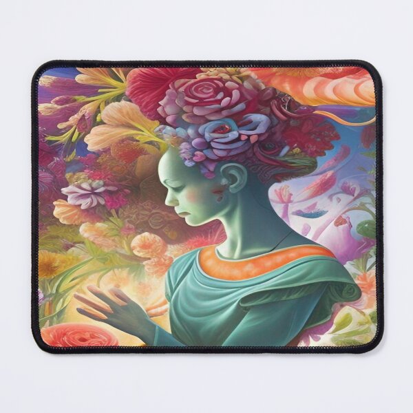 Item preview, Abstraction illustrative rosery Colorful hippie style Splash Flowers Imagination of dream  桜 world art bloomcore designed and sold by ValleyDream.