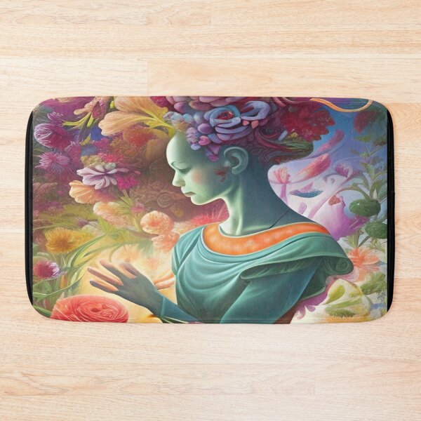 Item preview, Abstraction illustrative rosery Colorful hippie style Splash Flowers Imagination of dream  桜 world art bloomcore designed and sold by ValleyDream.