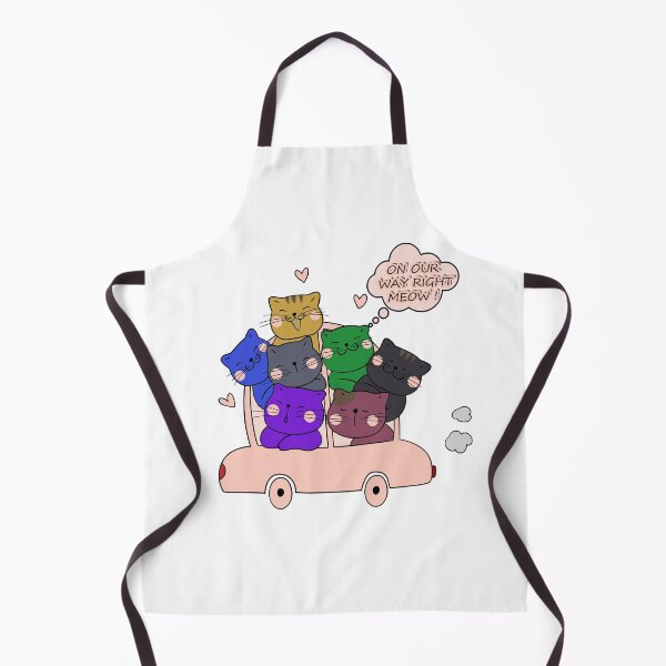 Item preview, On our Way Right Meow! - Traveling And Cats Make Me Happy Funny Gift Idea For Hobby Lover - Kittens Road Trip Squad designed and sold by zoulouu.