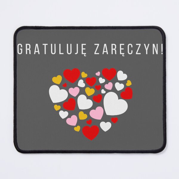Item preview, Gratuluję zaręczyn, congratulations on your engagement in Polish, Polish wedding engagement designed and sold by Pommallina.