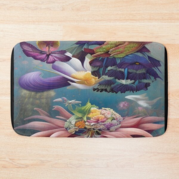 Item preview, Abstraction illustrative rosery Colorful hippie style Splash Flowers Imagination of dream  桜 world art bloomcore designed and sold by ValleyDream.