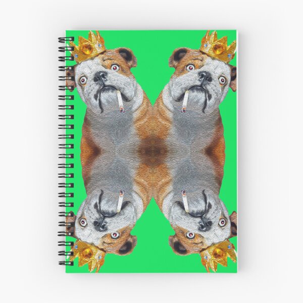 Item preview, CUTE Ecstasy Dog King | Acid dog prince | Psychedelic Bull Dog | Smoking Dog Prince | Design By Tiger Picasso designed and sold by Tyler Tilley.
