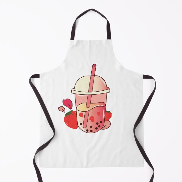 Item preview, cute strawberry bubble tea designed and sold by arwaIB.