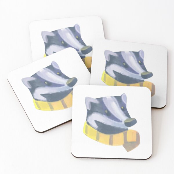 Item preview, Badger in scarf designed and sold by PottersArt.