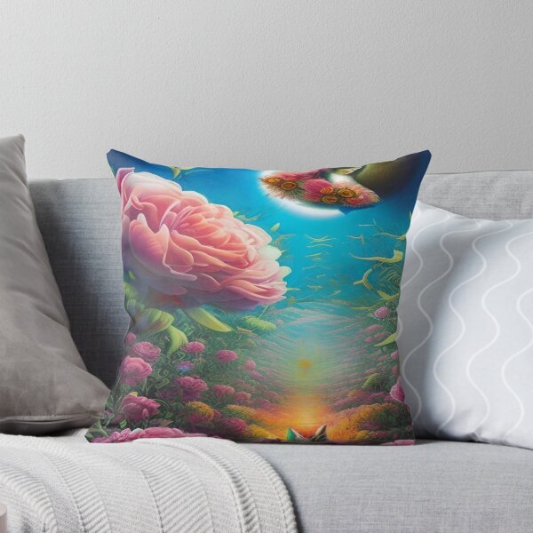 Item preview, Abstraction illustrative rosery Colorful hippie style Splash Flowers Imagination of dream  桜 world art bloomcore designed and sold by ValleyDream.
