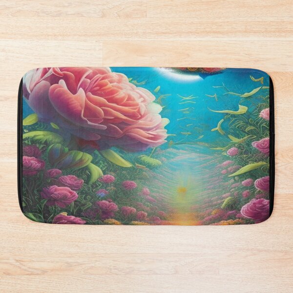 Item preview, Abstraction illustrative rosery Colorful hippie style Splash Flowers Imagination of dream  桜 world art bloomcore designed and sold by ValleyDream.